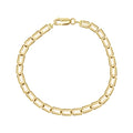 Armband Gold 375 mit Karabinerverschluss 19cm lang