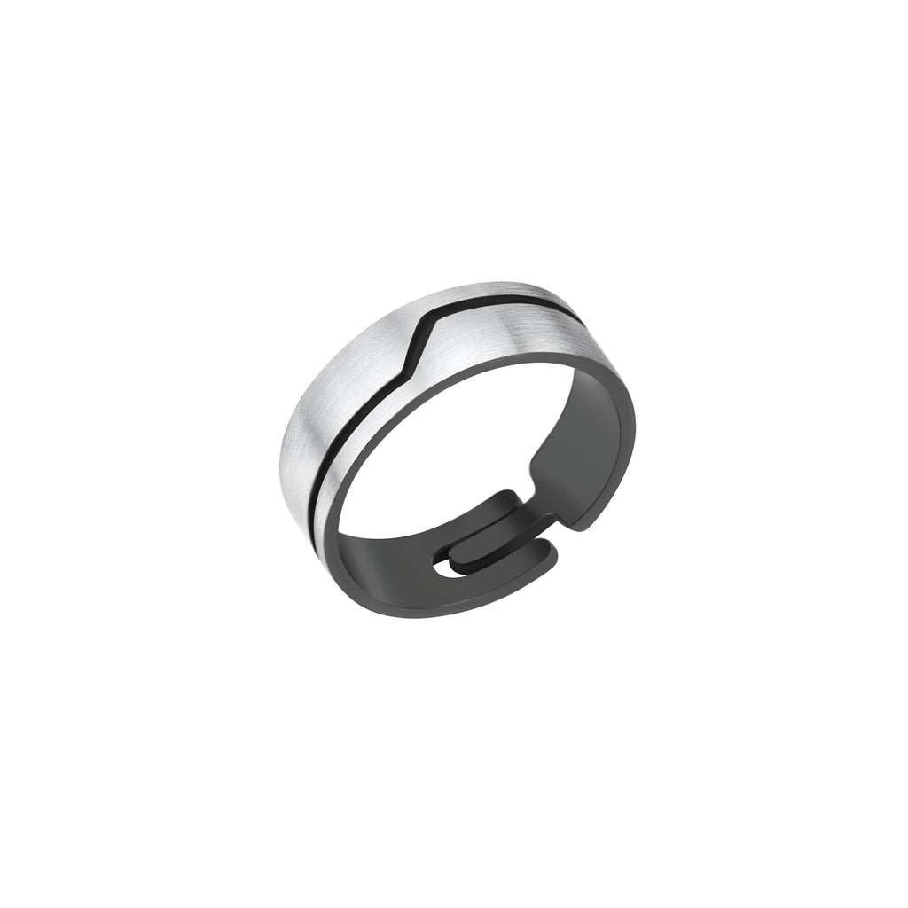 Ring 925 Sterling Silber oxidiert