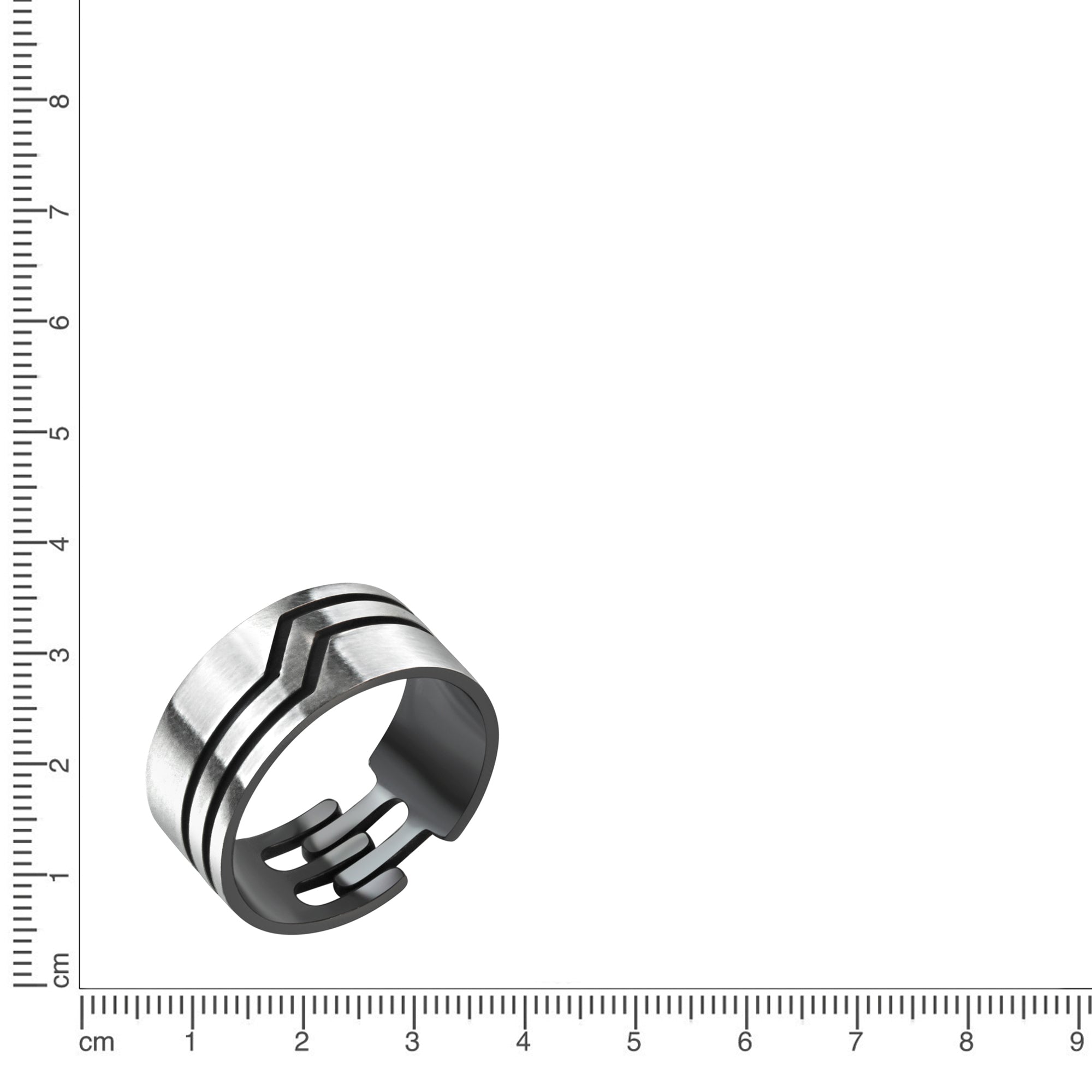 Ring 925 Sterling Silber oxidiert