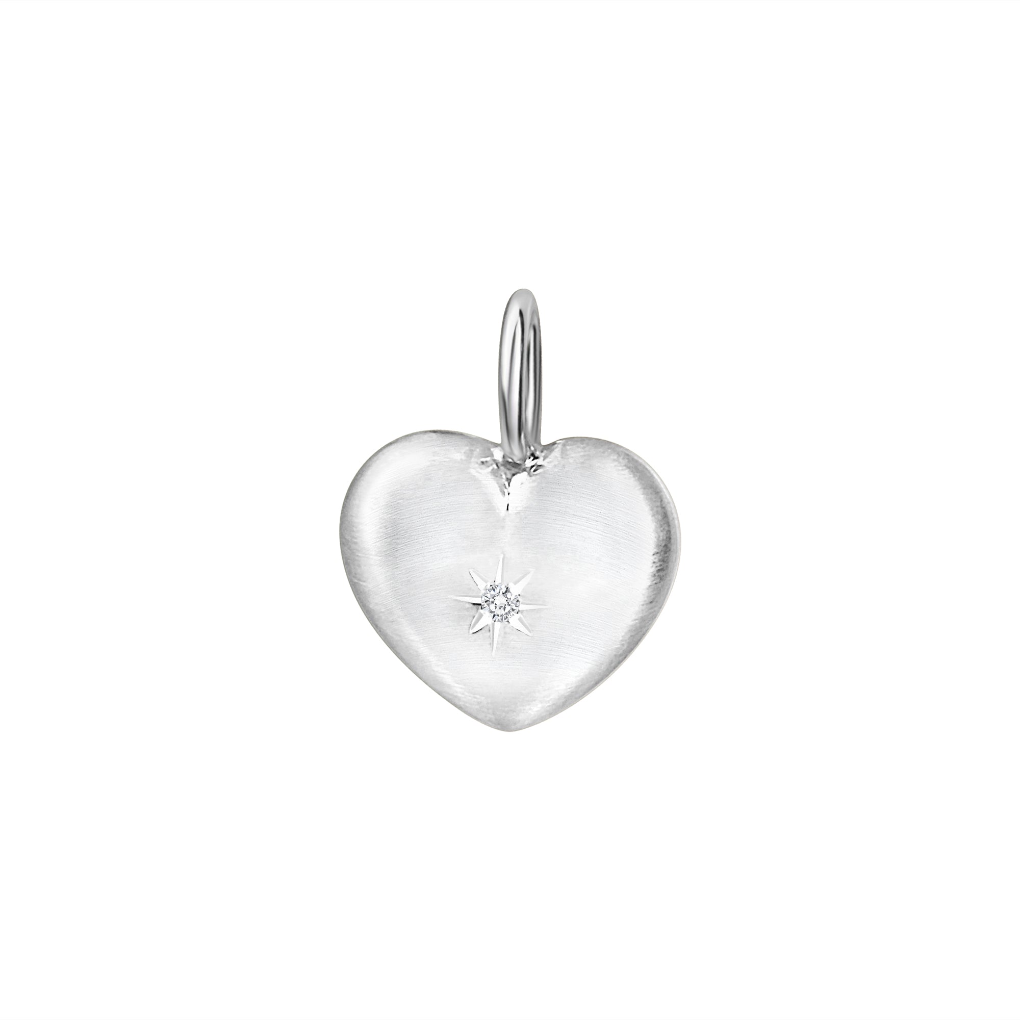 Anhänger 925 Sterling Silber rhodiniert Herz
