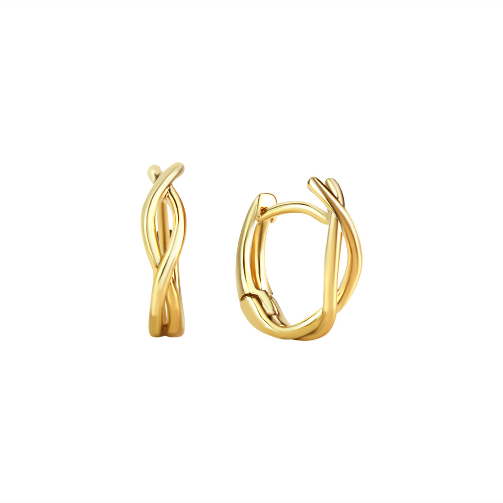 Creolen 333/- Gelbgold glanz