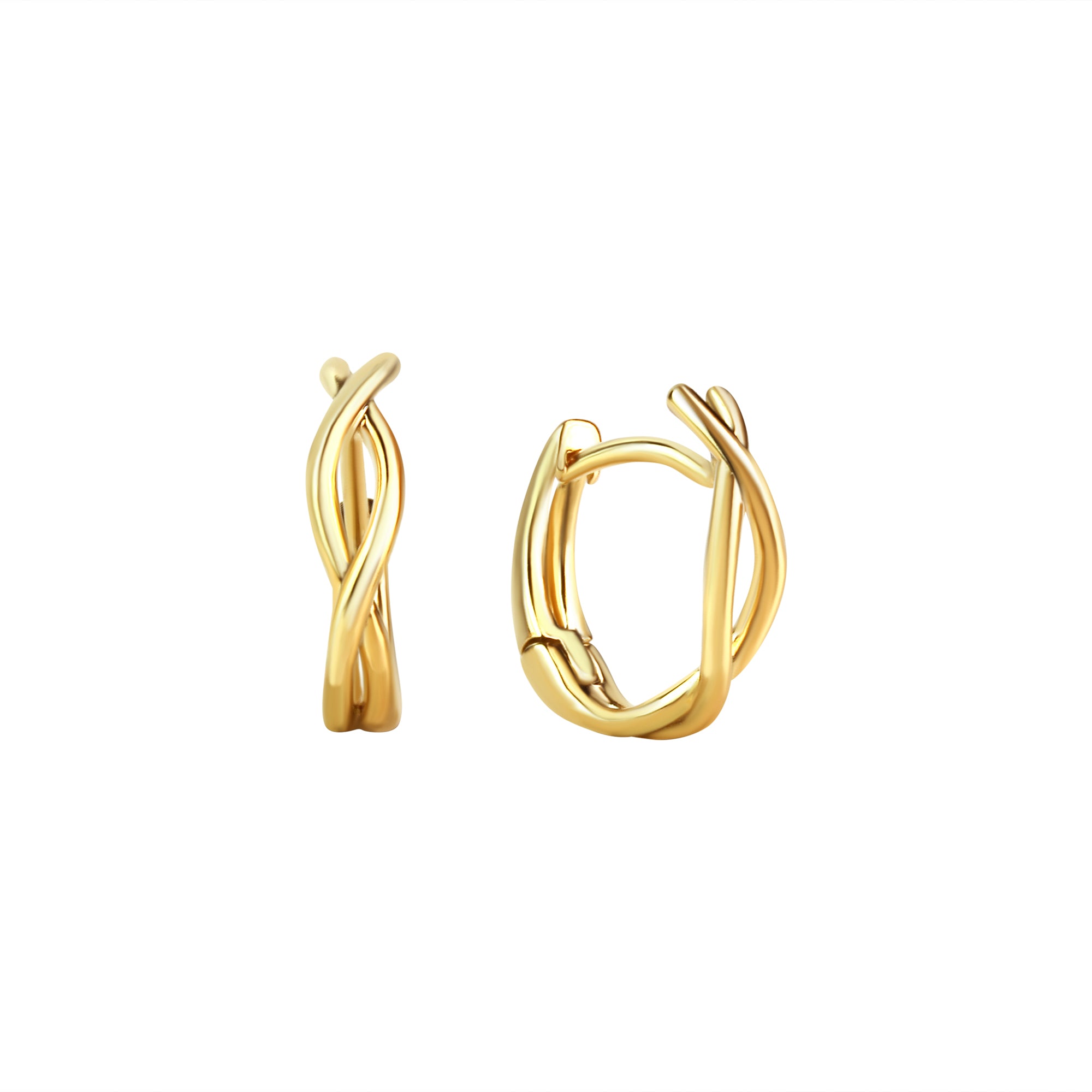 Creolen 333/- Gelbgold glanz
