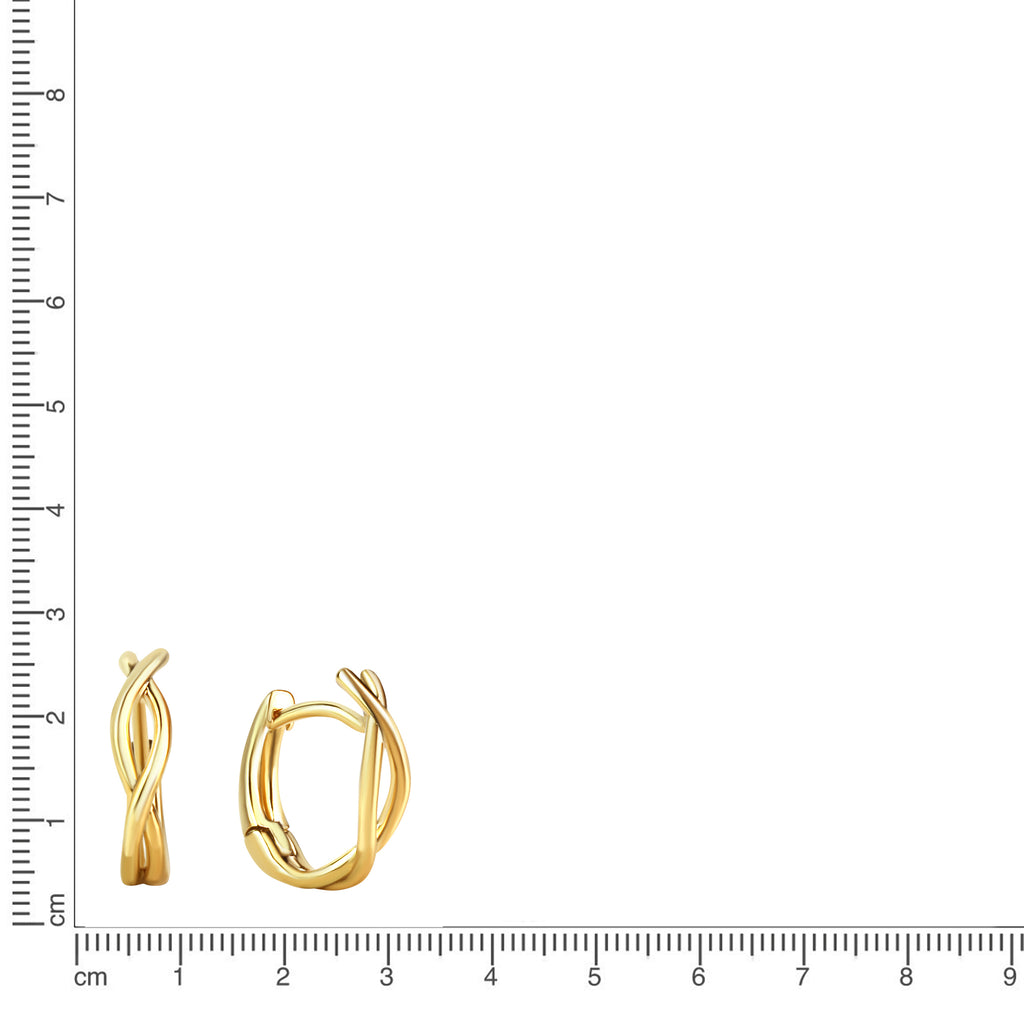 Creolen 333/- Gelbgold glanz