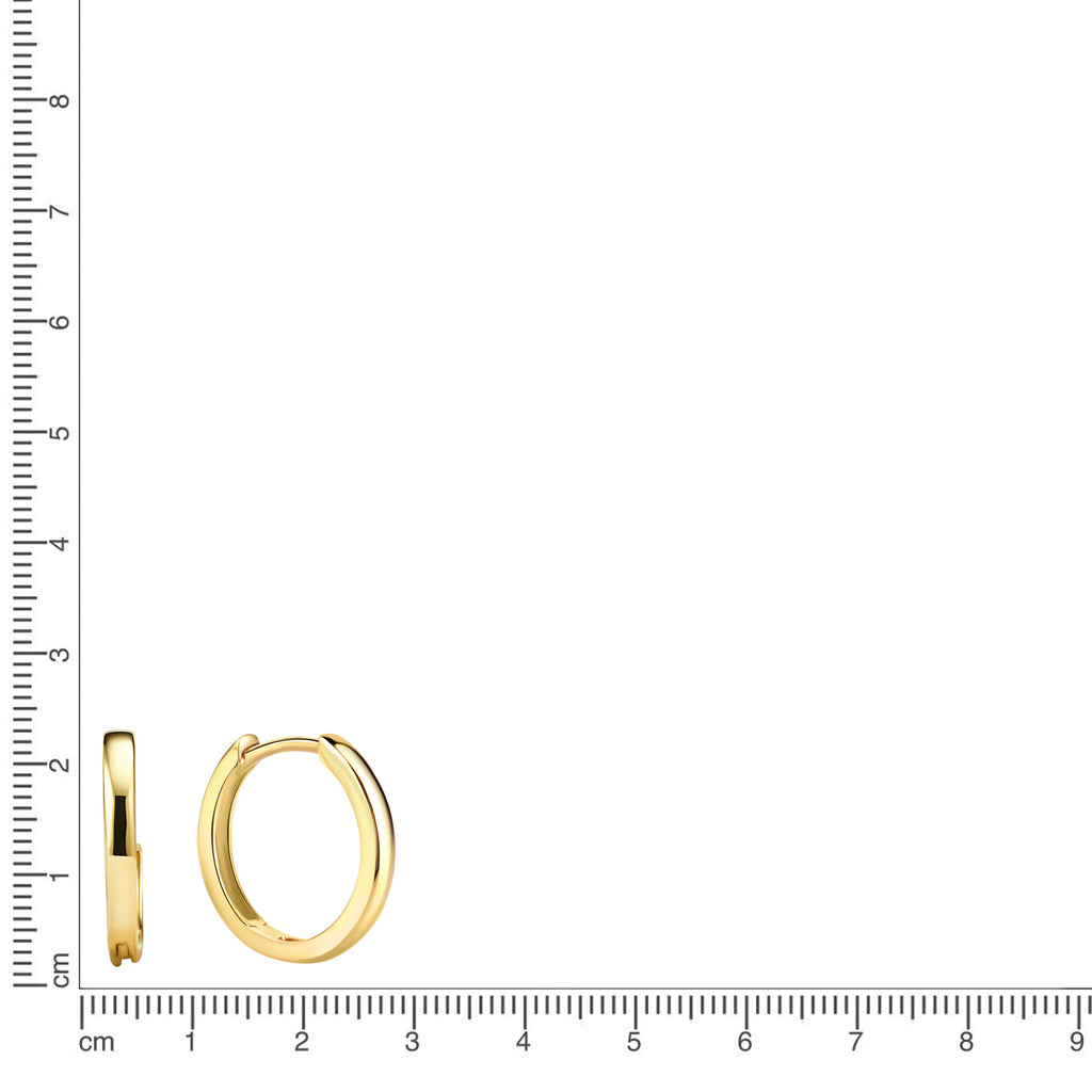 Creolen 333/- Gelbgold glanz