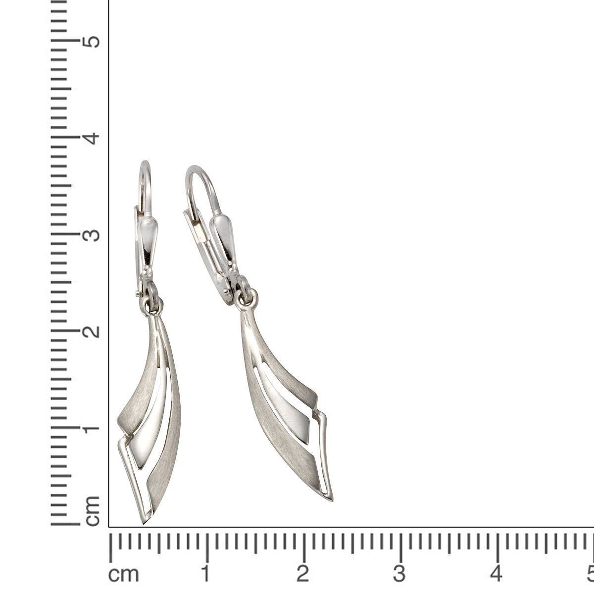 Ohrhänger 925/- Sterling Silber rhodiniert