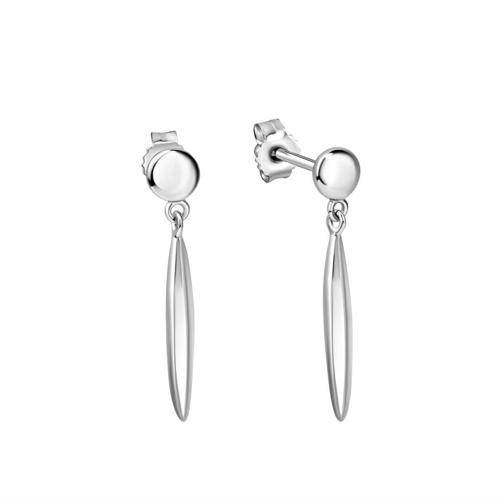 Ohrhänger 925/- Sterling Silber rhodiniert glanz