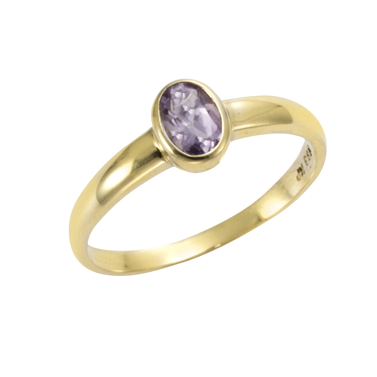 Ring 585/- Gelbgold Amethyst