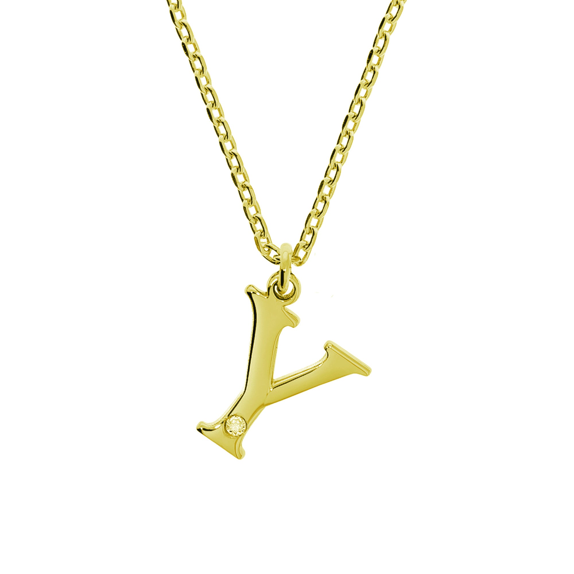 Anhänger mit Kette 925/- Sterling Silber vergoldet 1 Diam.