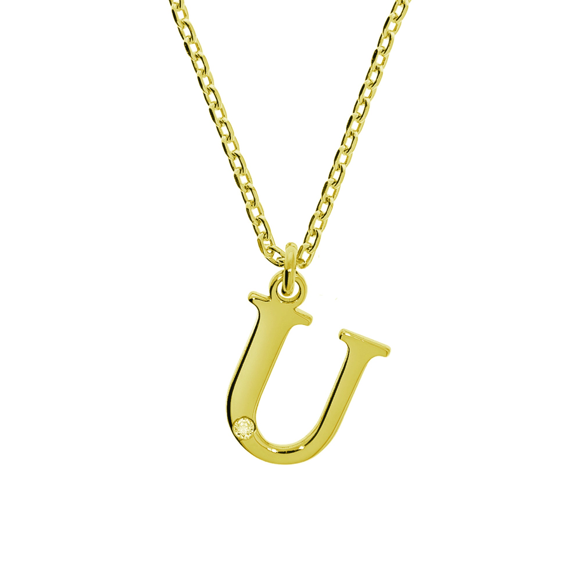 Anhänger mit Kette 925/- Sterling Silber vergoldet 1 Diam.