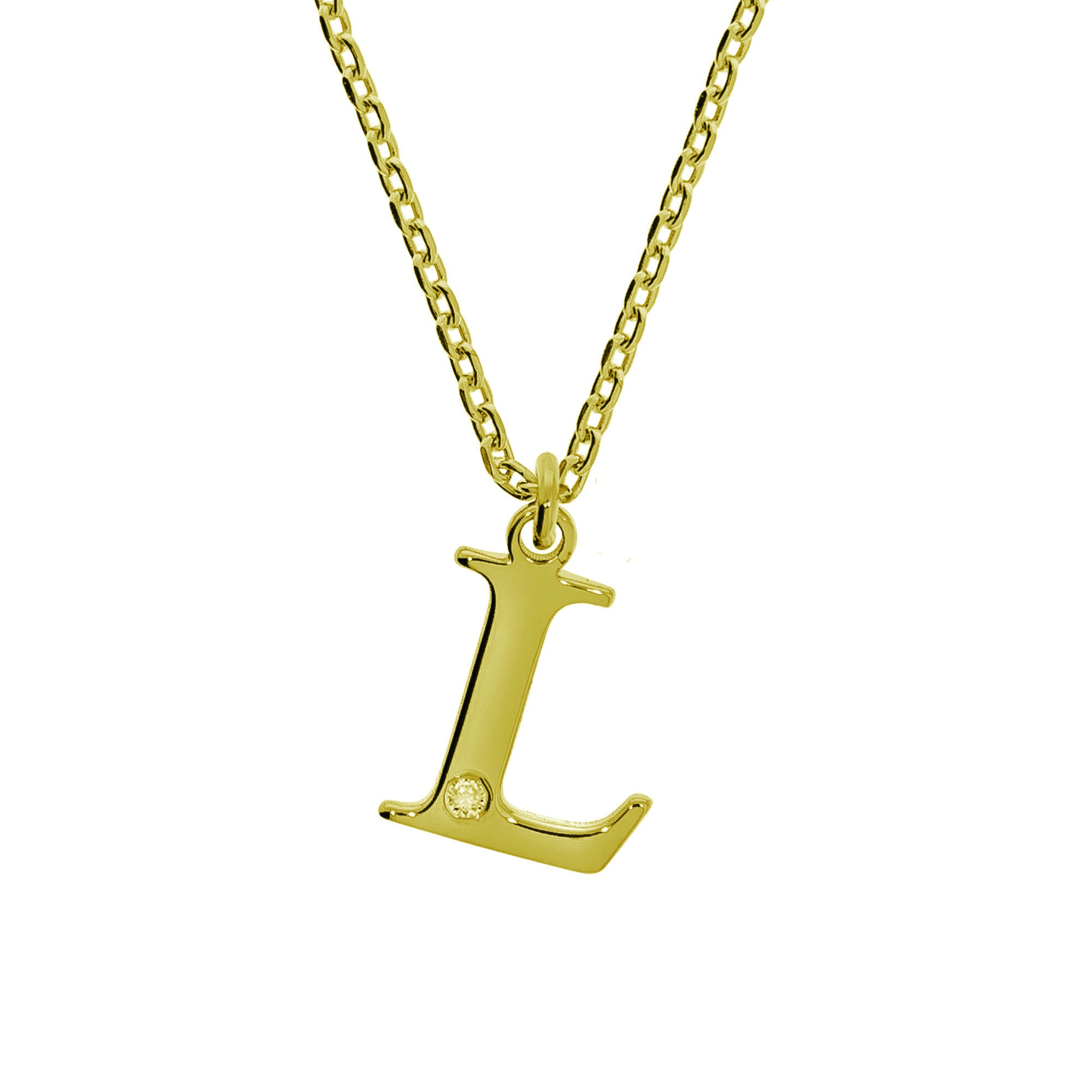 Anhänger mit Kette 925/- Sterling Silber vergoldet 1 Diam.