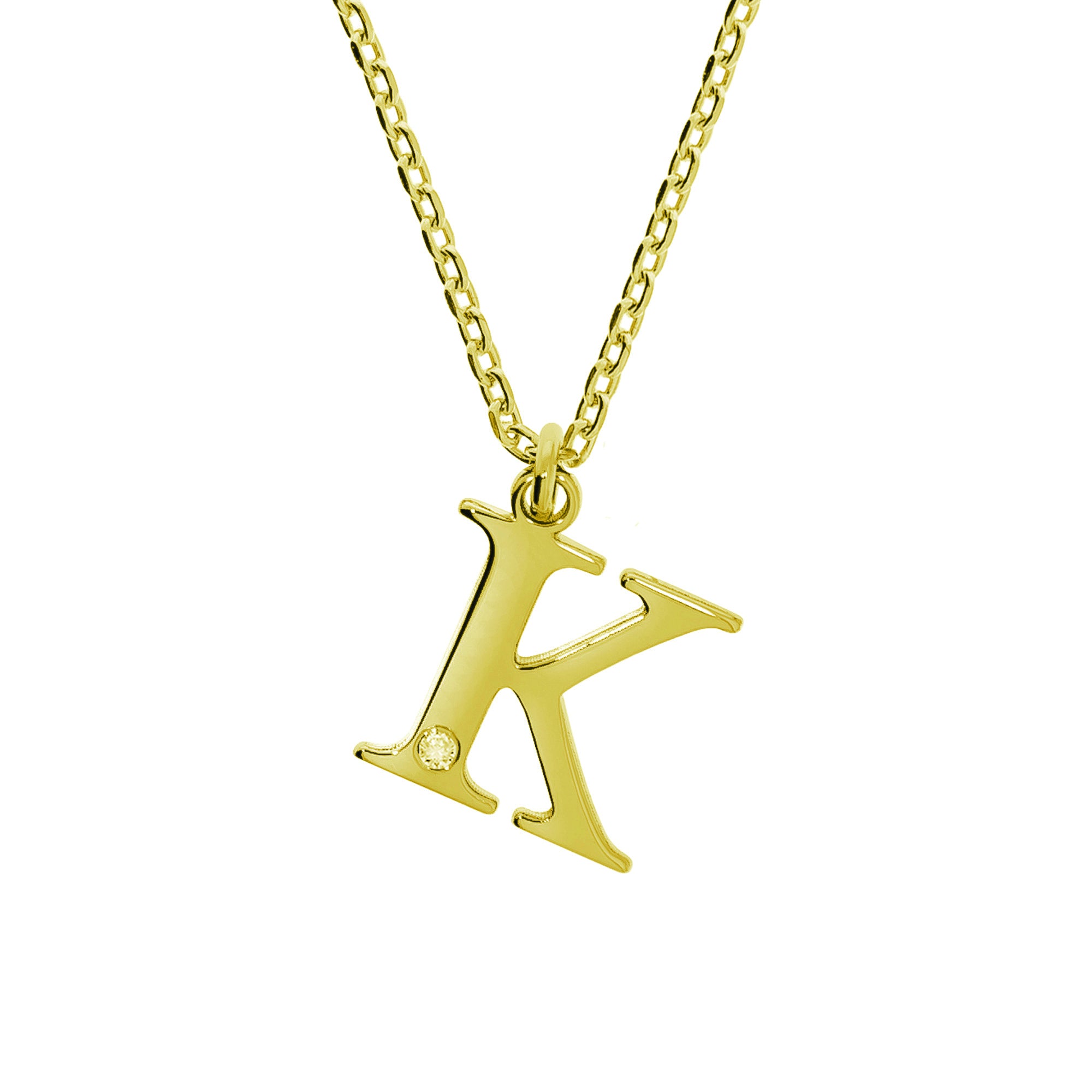Anhänger mit Kette 925/- Sterling Silber vergoldet 1 Diam.