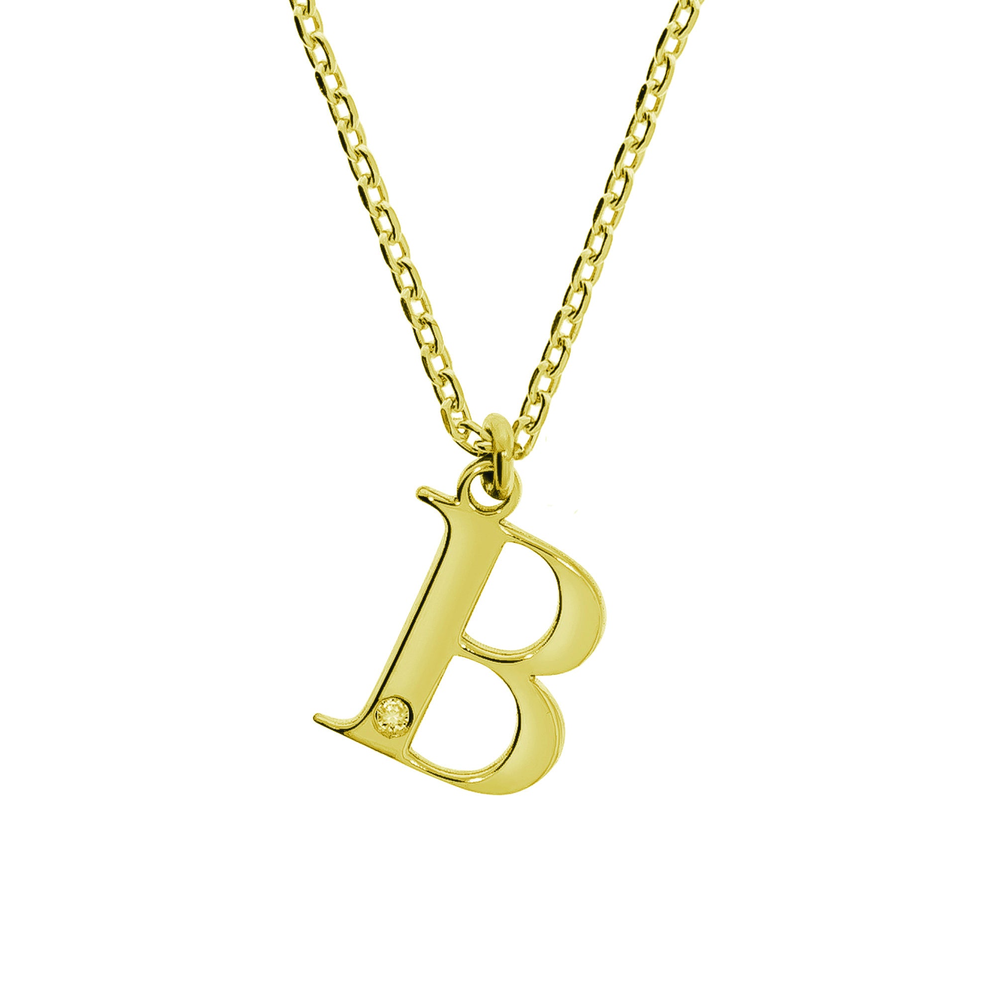 Anhänger mit Kette 925/- Sterling Silber vergoldet 1 Diam.