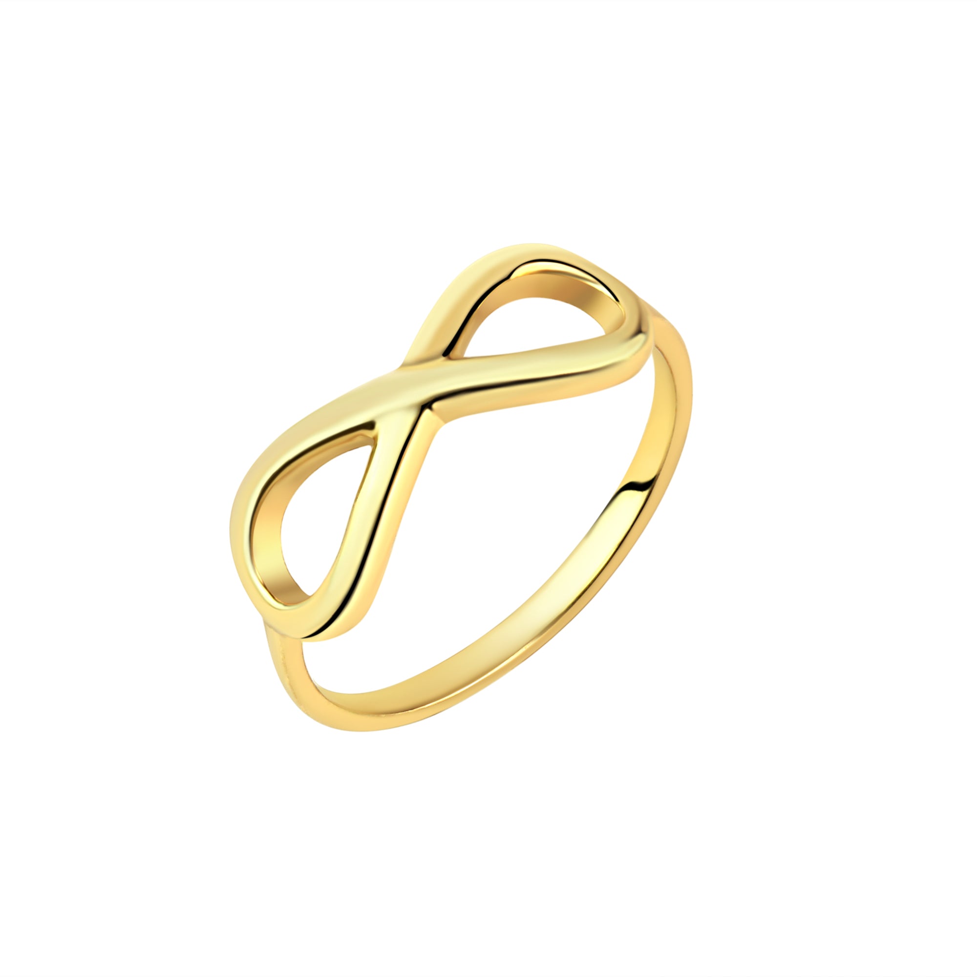 Ring 925/- Sterling Silber vergoldet Infinity