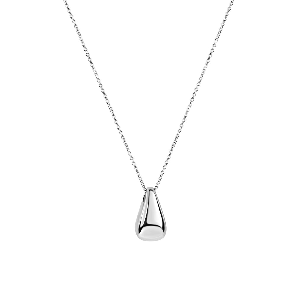 Anhänger mit Kette 925/- Sterling Silber rhodiniert glanz