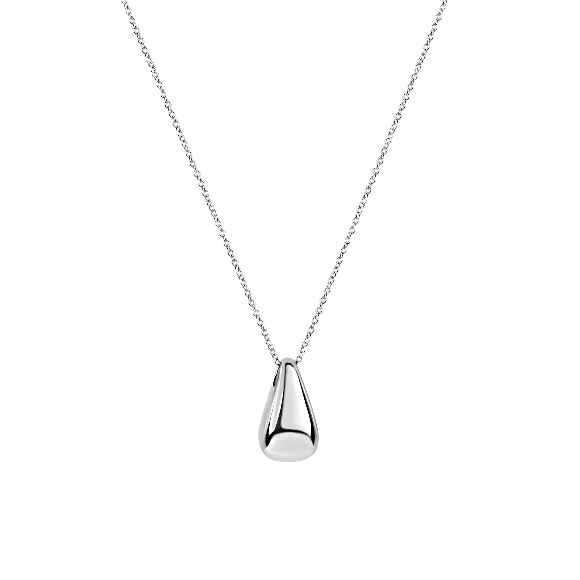 Anhänger mit Kette 925/- Sterling Silber rhodiniert glanz