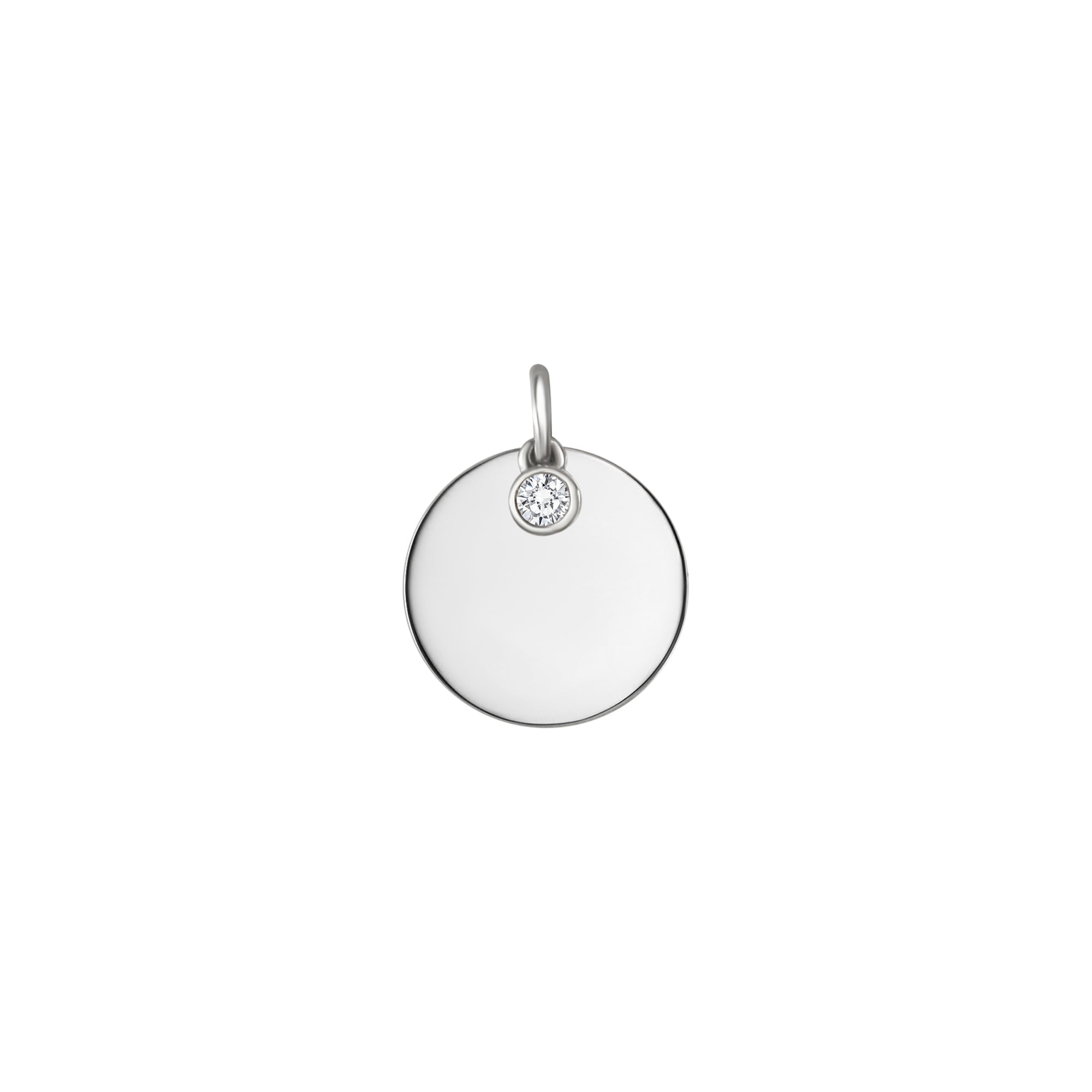 Anhänger 925/- Sterling Silber rhodiniert Zirkonia