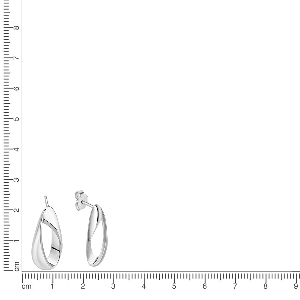Ohrhänger 925/- Sterling Silber rhodiniert glanz