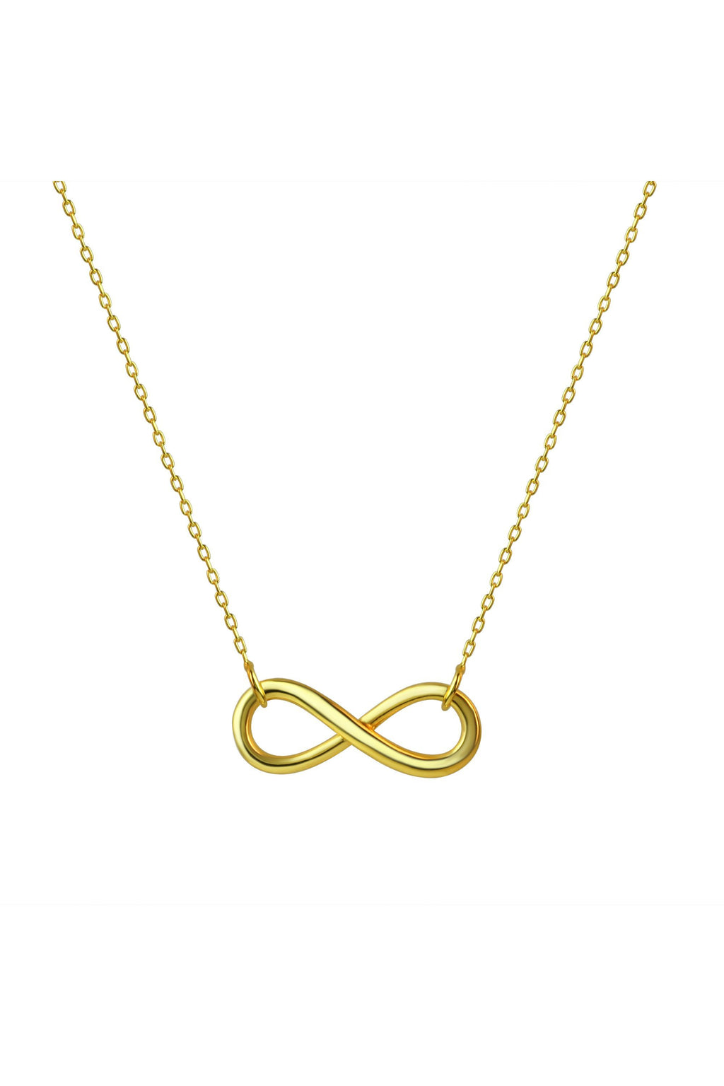 Kette 925/- Sterling Silber vergoldet Infinity