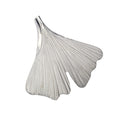 Anhänger 925/- Sterling Silber rhodiniert Gingko