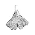 Anhänger 925/- Sterling Silber rhodiniert Gingko