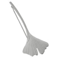 Brosche 925/- Sterling Silber rhodiniert matt Gingko