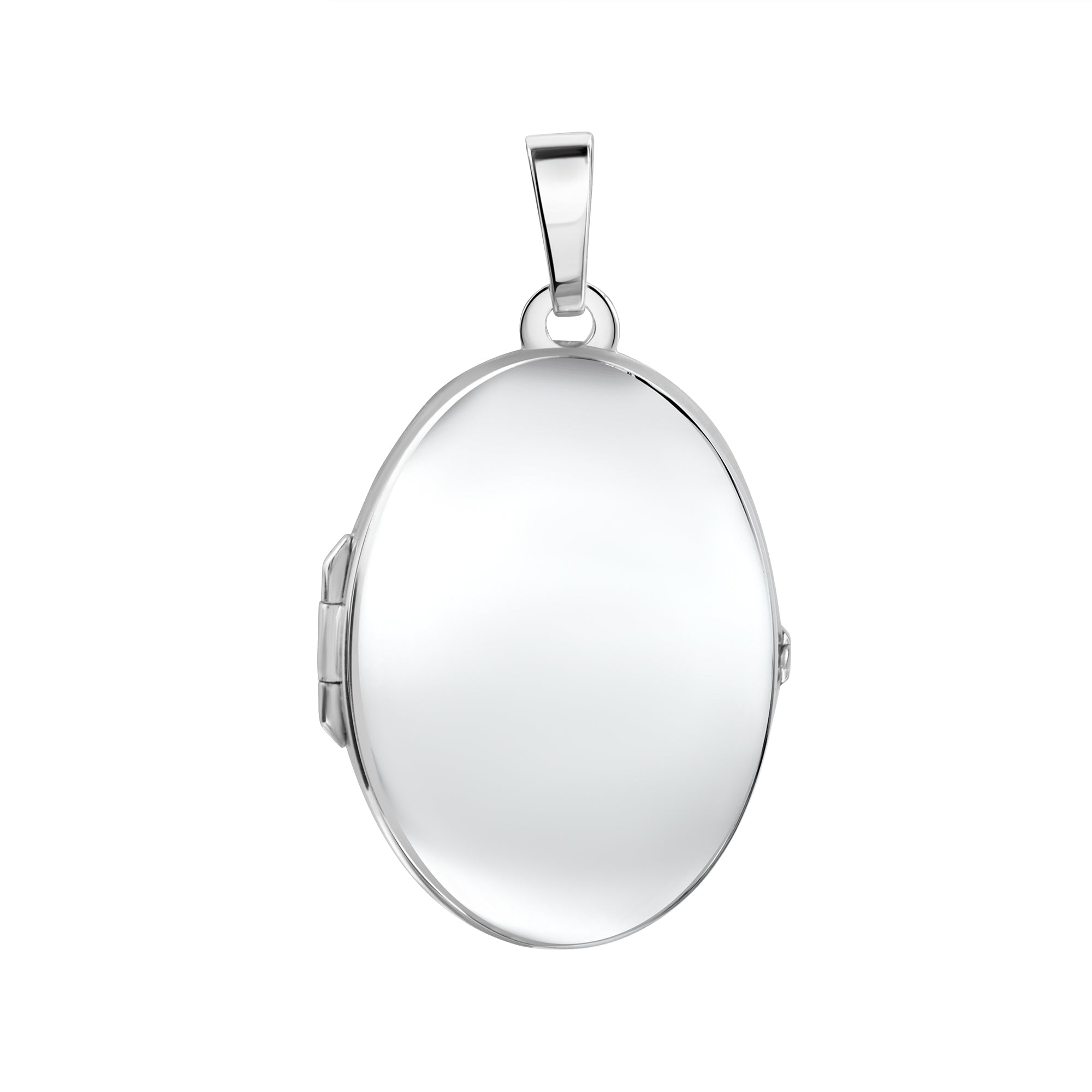 Anhänger 925/- Sterling Silber rhodiniert oval