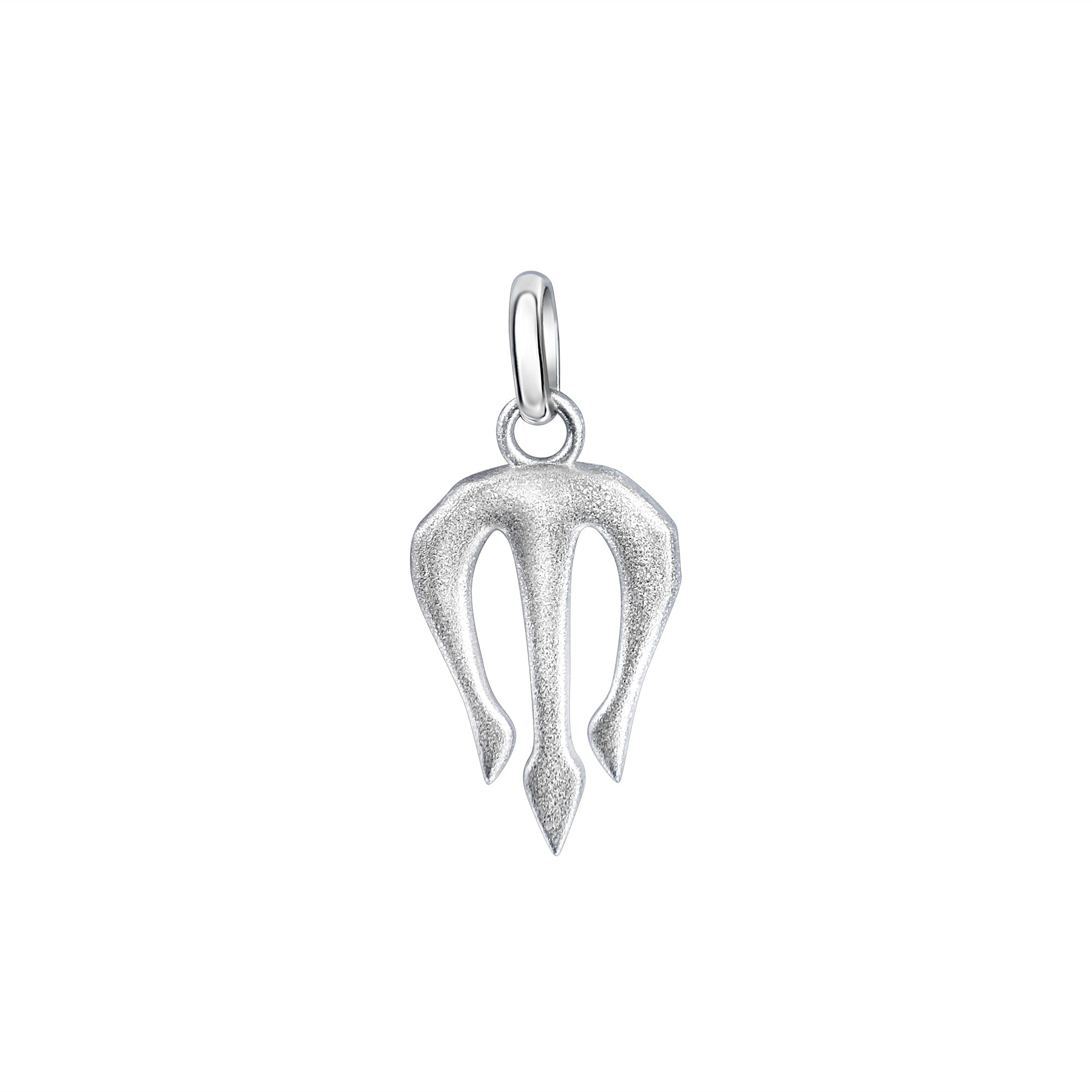 Anhänger 925/- Sterling Silber rhodiniert Dreizack