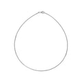 Kette 925/- Sterling Silber weiß Omega 1,2mm 50cm