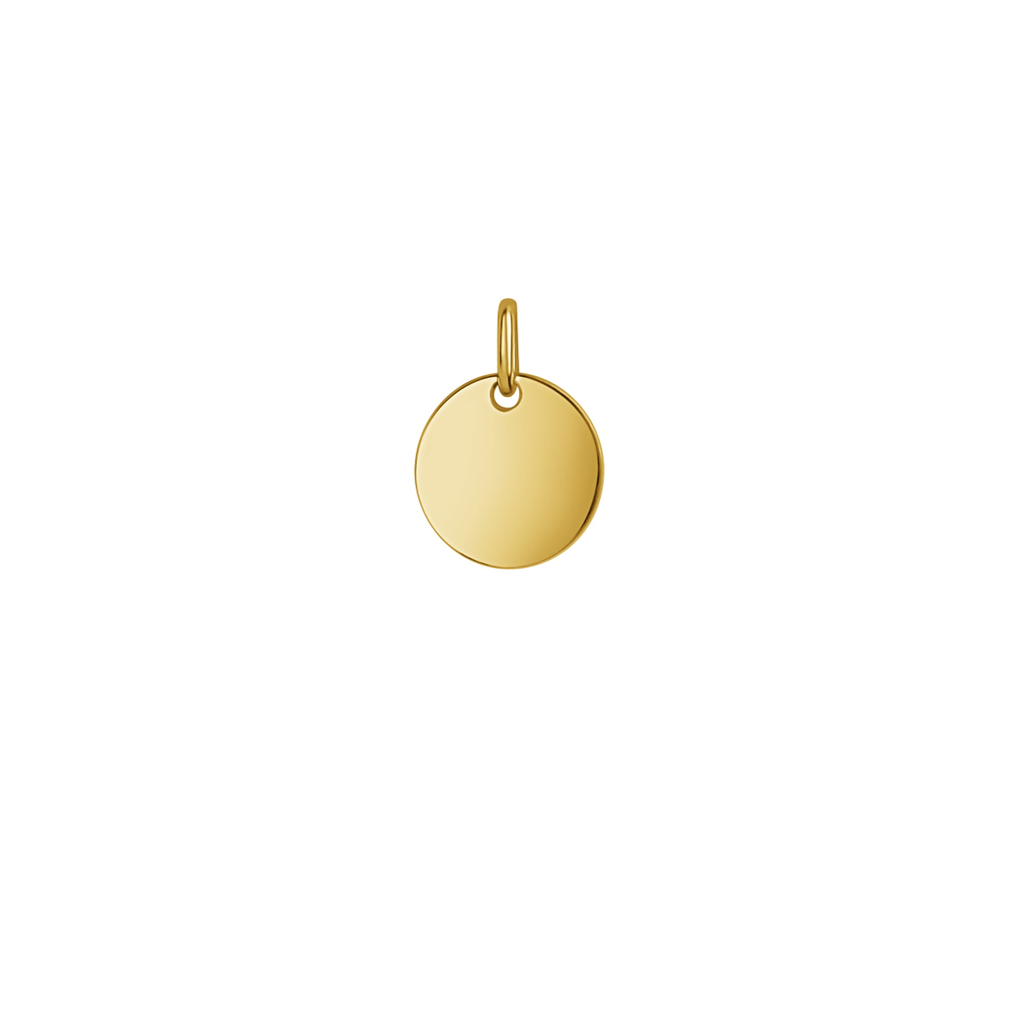 Anhänger 333/- Gelbgold glanz Ø 12mm