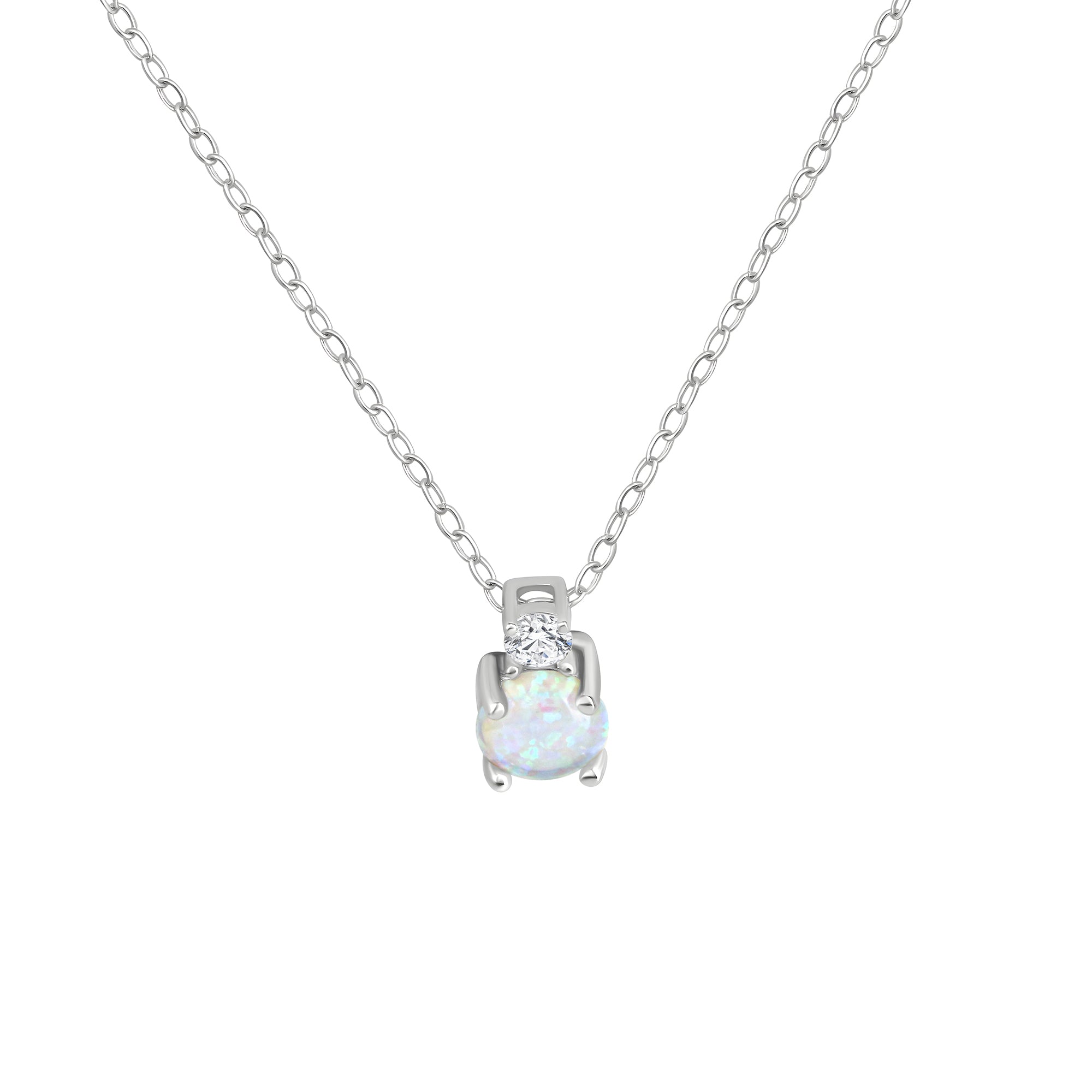 Set A/K + OS 925/- Sterling Silber rhodiniert Set Opal