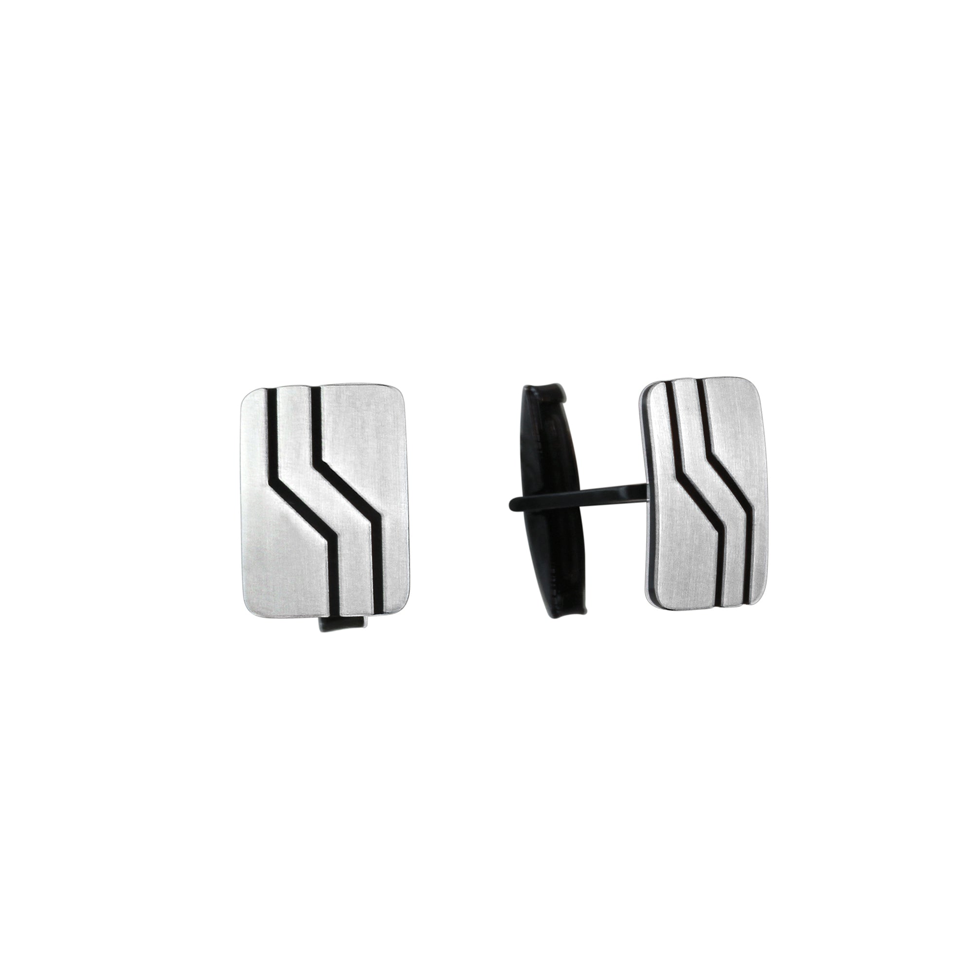 Manschettenknöpfe 925/- Sterling Silber oxidiert