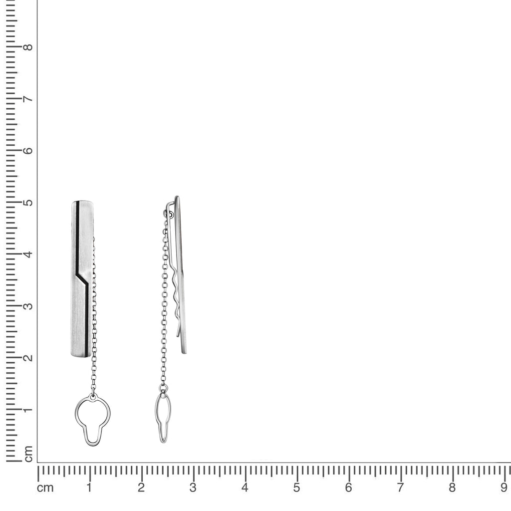 Krawattenhalter 925/- Sterling Silber oxidiert