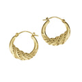Creolen 333 Gold diamantiert 20mm