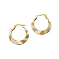 Creolen 333 Gold mehrfarbig 21mm