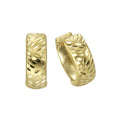 Creole 333 Gold diamantiert 13mm