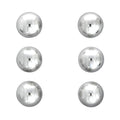 Ohrstecker 925 Silber 3 Paar 6 mm