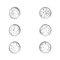 Ohrstecker 925 Silber Set 3 Paar 4 mm