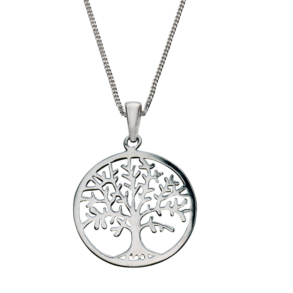 Anhänger mit Kette 925 Sterling Silber Lebensbaum