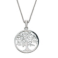 Anhänger mit Kette 925 Sterling Silber Lebensbaum