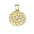 Anhänger 333 Gold Motiv Blume des Lebens