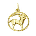 Anhänger 333/- Gelbgold Sternzeichen Steinbock