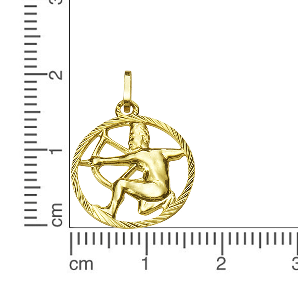 Anhänger 333/- Gelbgold Sternzeichen Schütze
