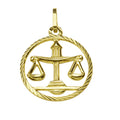 Anhänger 333/- Gelbgold Sternzeichen Waage