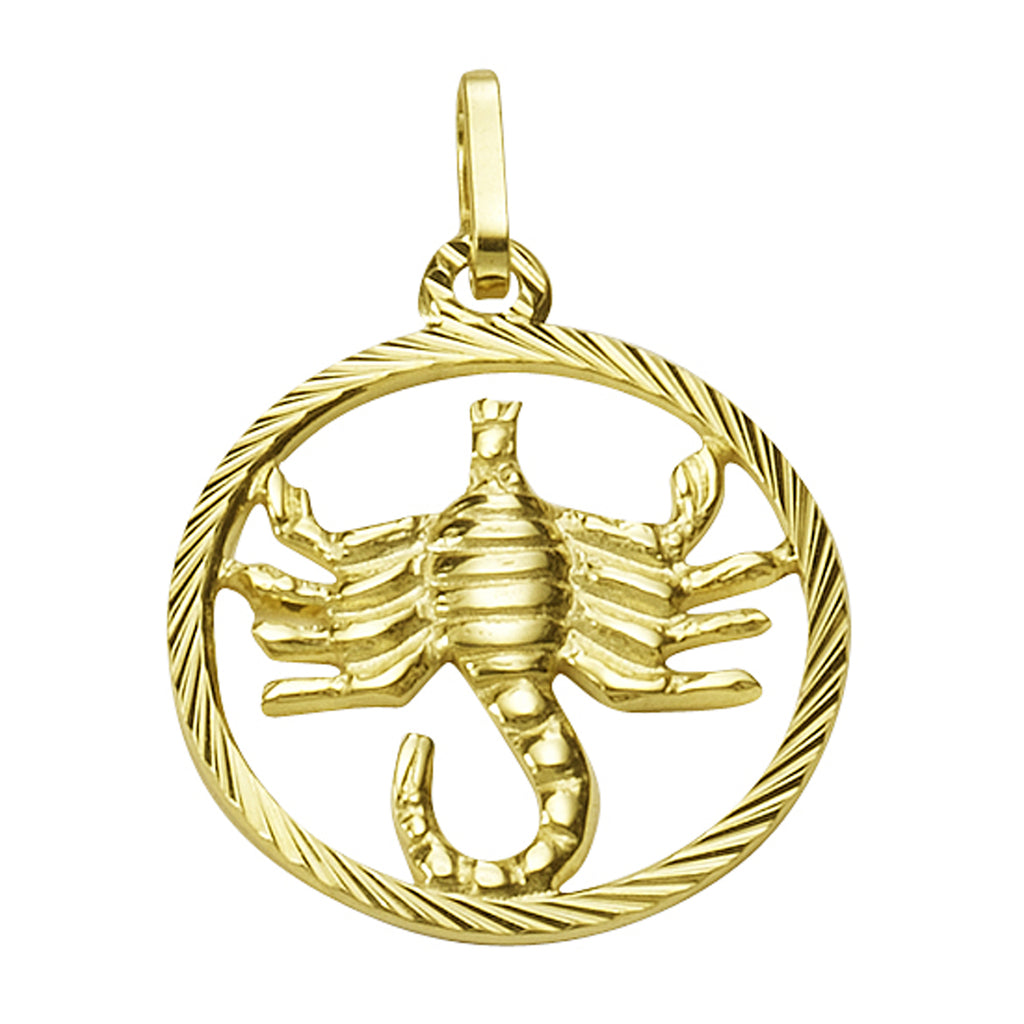 Anhänger 333/- Gelbgold Sternzeichen Skorpion