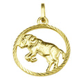 Anhänger 333/- Gelbgold Sternzeichen Widder