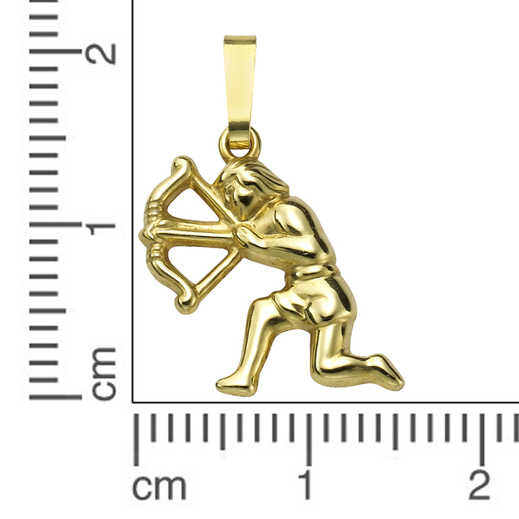 Anhänger Sternzeichen Schütze 333/- Gelbgold