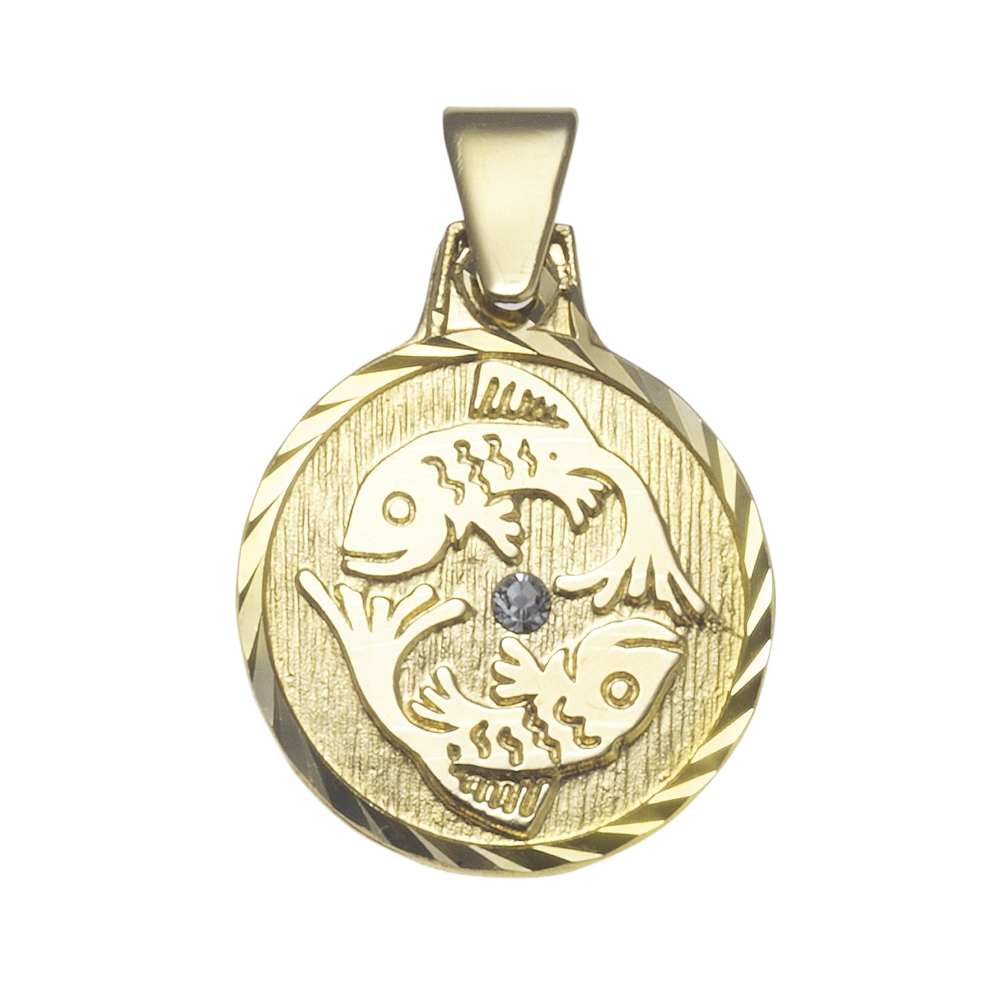Anhänger Sternzeichen Fische 333/- Gelbgold