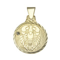Anhänger Sternzeichen Krebs 333/- Gelbgold