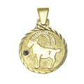 Anhänger Sternzeichen Steinbock 333/- Gelbgold
