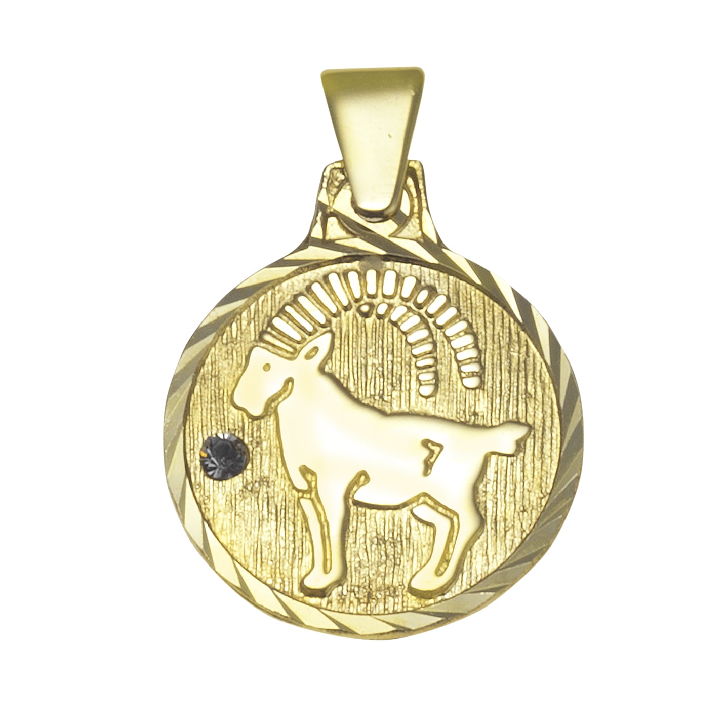 Anhänger Sternzeichen Steinbock 333/- Gelbgold